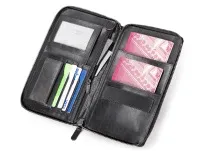 Cestovná peňaženka Black BB025 BAOOBAOO