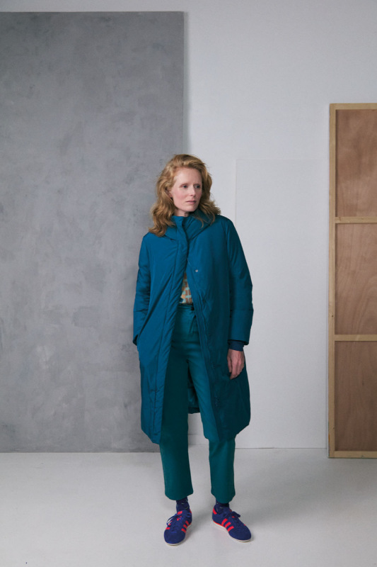 ZILCH Dámska petrolejová bunda. 52PUFF80.037 1