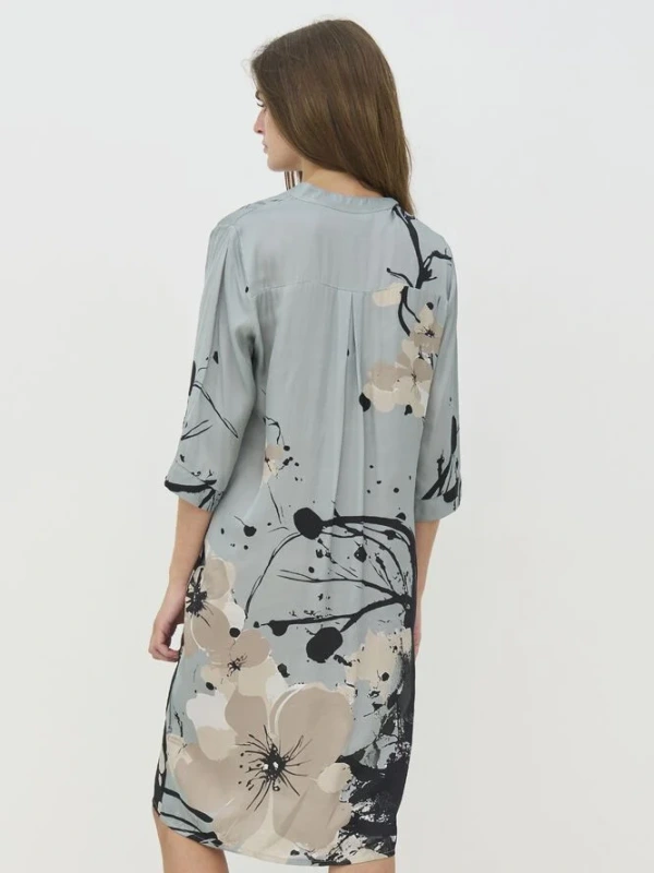 NÜ Dámske vzorované šaty modré. CILJE 1