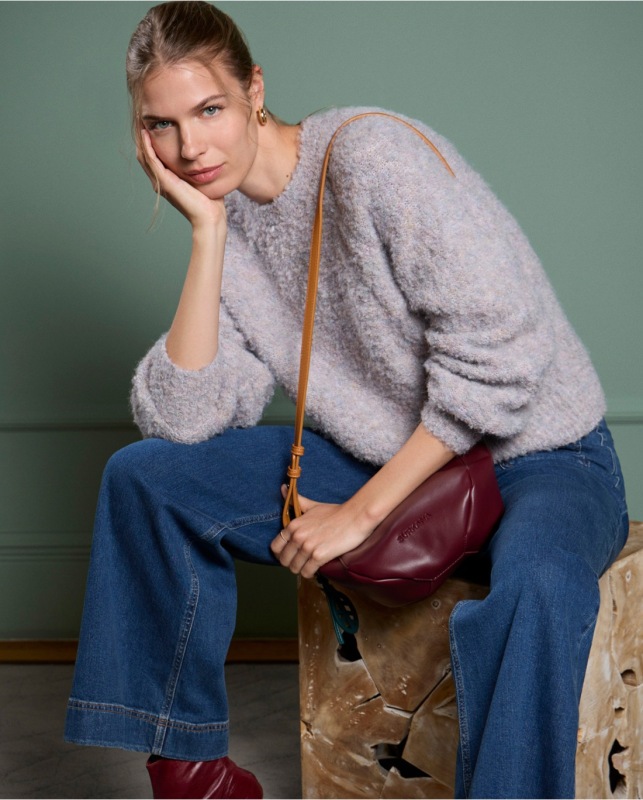 SURKANA Dámsky vlnený teplý sveter. 555ALBO231 2