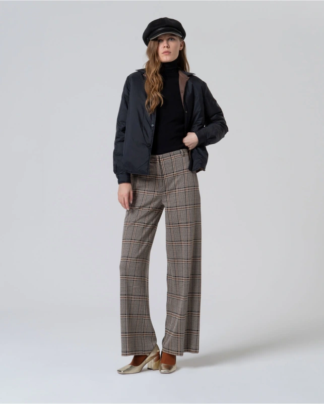 SURKANA Dámska prechodná obojstranná bunda, čierno hnedá.555OMCA421 5