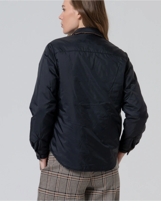 SURKANA Dámska prechodná obojstranná bunda, čierno hnedá.555OMCA421 4