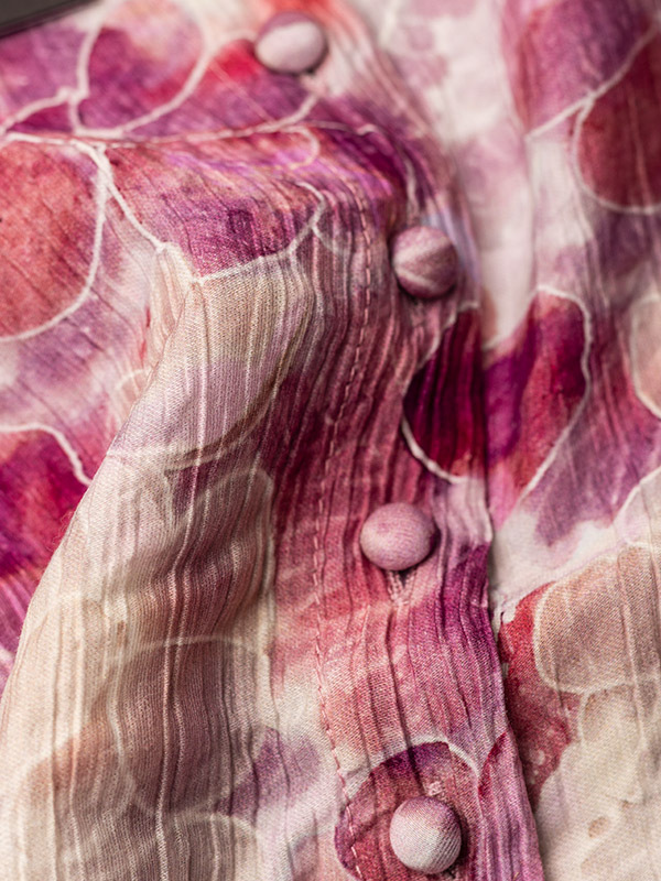 Studio Dámske letné šaty s ružovým vzorom. S262809 2