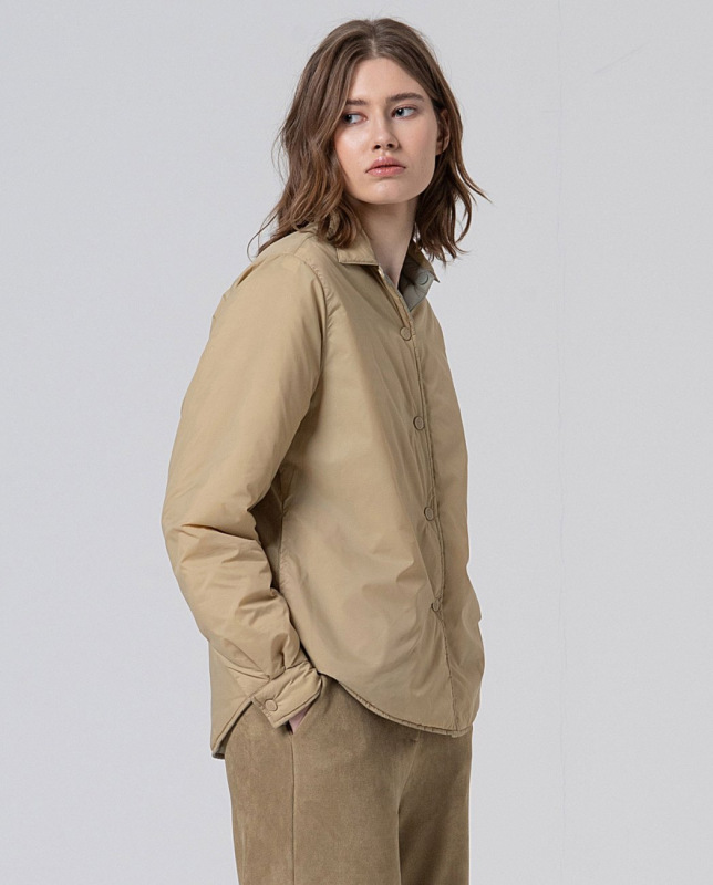 SURKANA Dámska prechodná obojstranná bunda, béžovo sivá 555OMCA421