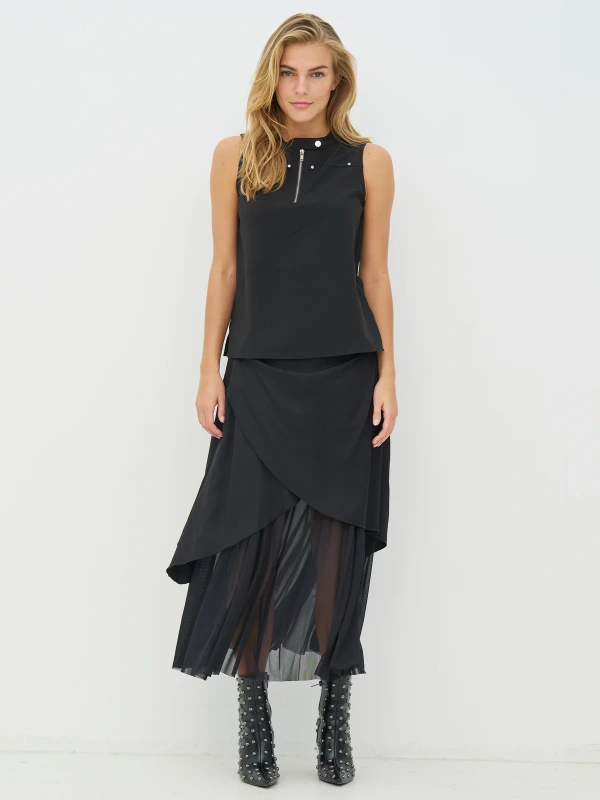 NÜ Denmark sukňa kombinovaná s týlom. 8736-20