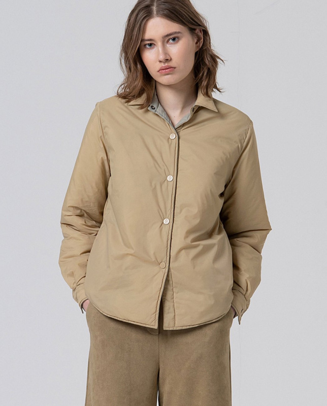 SURKANA Dámska prechodná obojstranná bunda, béžovo sivá 555OMCA421 3