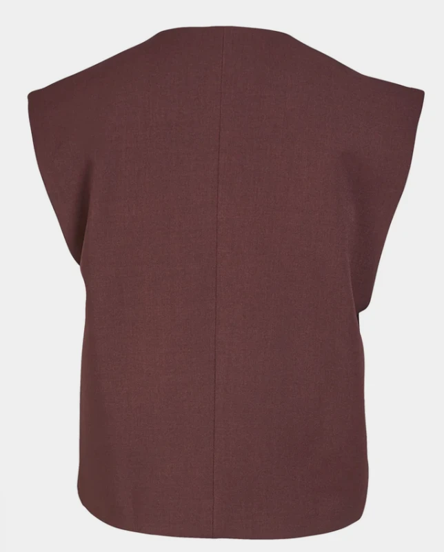NÜ Denmark bordová vesta 8551-33 2