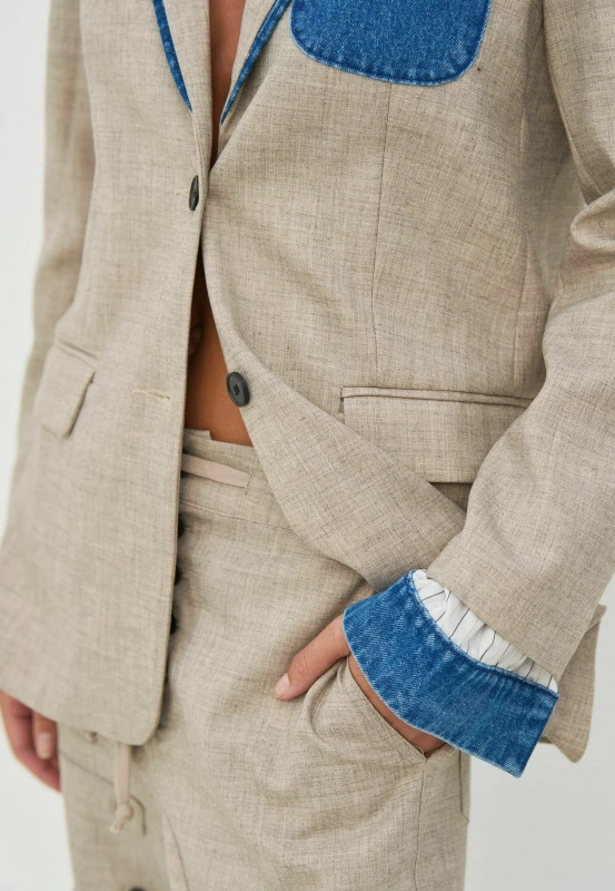 NÜ-Denmark Dámsky krémový komplet. 3